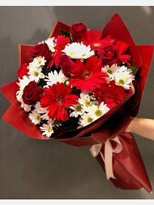 Papatya ve Gerbera Buketi